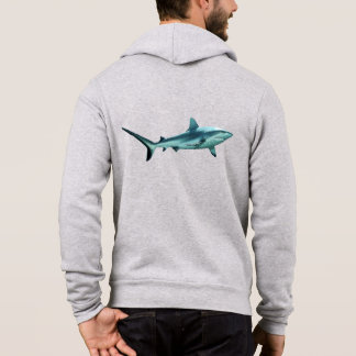 Pull À Capuche Requin de récif - Design abstrait - Découpé d'une