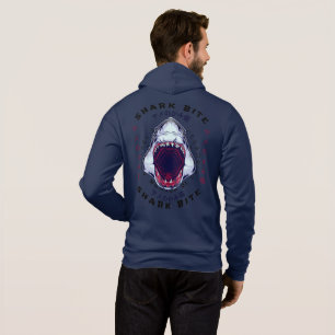 Pull À Capuche requin, morsure   Design moderne tendance cadeau c