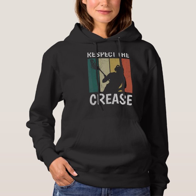 Pull À Capuche Respectez La Crosse Du Crease (Devant)