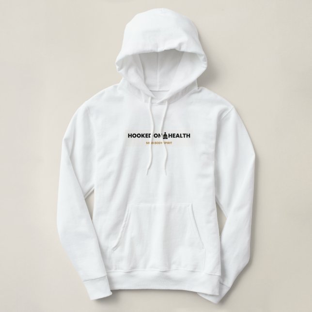 Pull À Capuche Restez au chaud dans ce sweat-shirt "Hooked On Hea (Design devant)