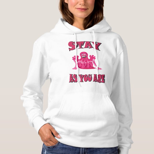 Pull À Capuche Restez comme vous êtes (Devant)