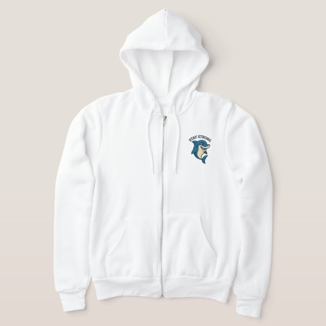 Pull À Capuche Restez Forte Éclaboussure (Poser)