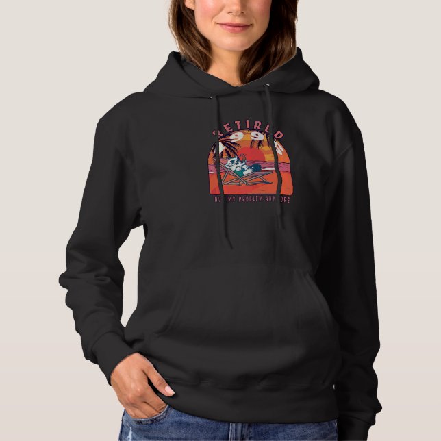 Pull À Capuche Retraite Vintage de 1996 (Devant)