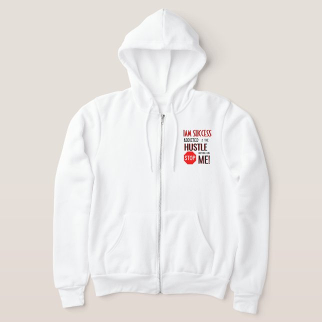 PULL À CAPUCHE RIEN NE PEUT M'ARRÊTER (Poser)