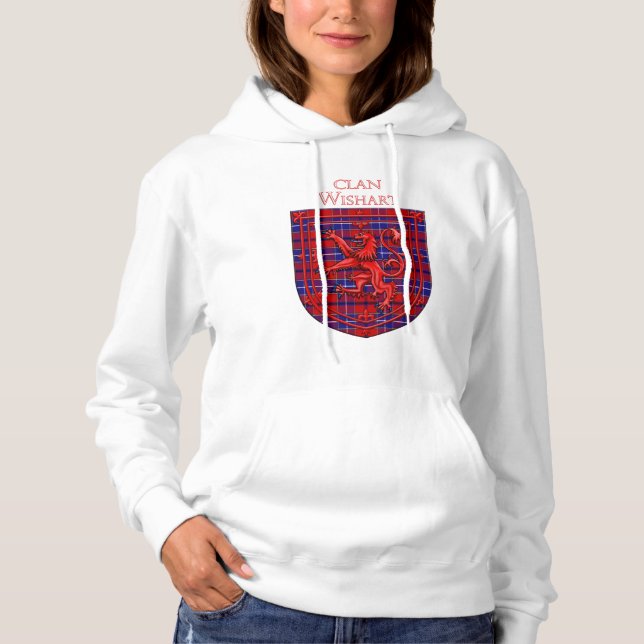 Pull À Capuche Robe Wishart Tartan Scottish Plaid (Devant)