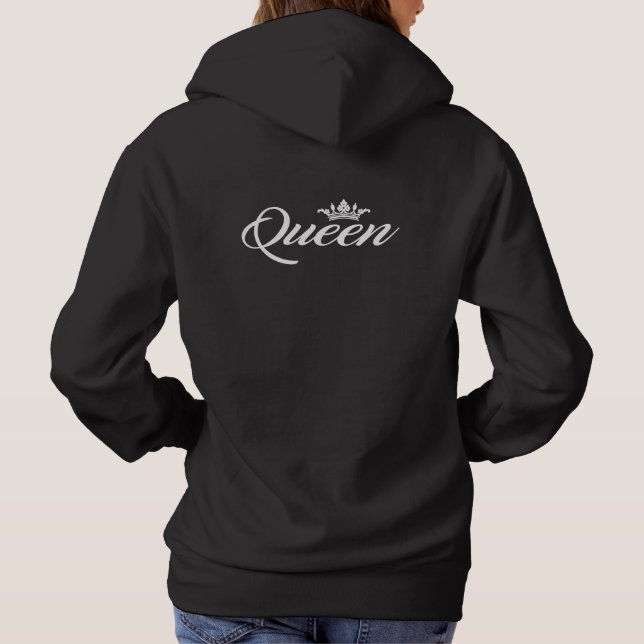 Pull À Capuche Roi et reine (Dos)