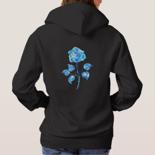Pull À Capuche Rose bleu brûlant