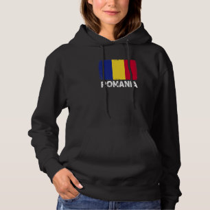 Pull À Capuche Roumanie Drapeau Soutien Roumain Personnes Femmes