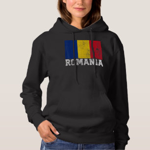 Pull À Capuche Roumanie Roumanie Drapeau Accueil Souvenir Hommes