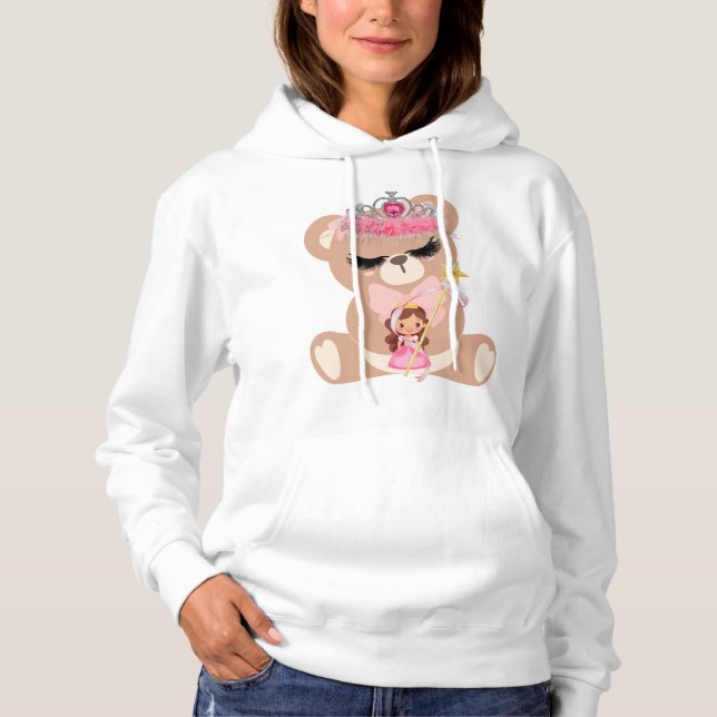 Pull À Capuche Royal Bear Dreams" Princess Tee 🌸 (Devant)