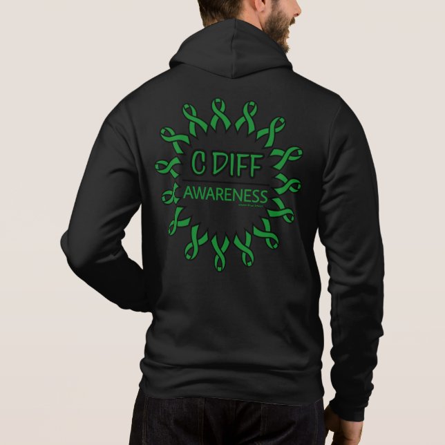 Pull À Capuche Rubans/Cercle...C Diff (Dos)