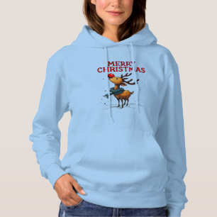 Pull À Capuche Rudolph dans la neige – Édition Joyeux Noël