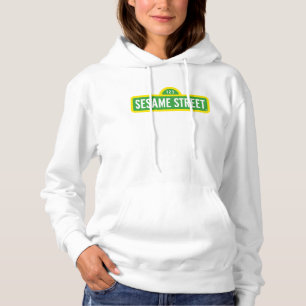 Pull À Capuche Rue Sésame Logo couleur complète