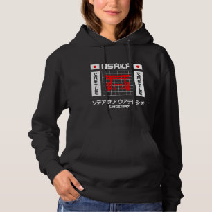 Pull À Capuche Rue-vêtements japonais Retro Osaka Japon Carte Vin