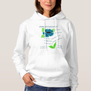 Pull À Capuche Sagittarius Portable Anniversaire Horoscope