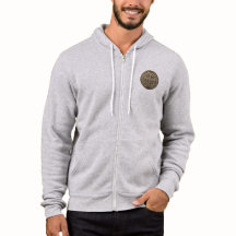 Saint Benedict medal adult zip up hoodie
