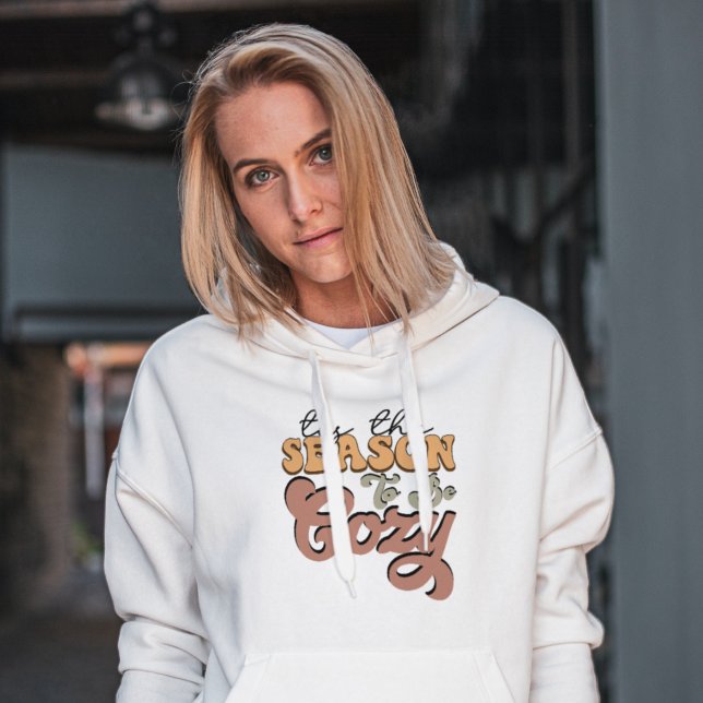 Pull À Capuche Saison D'Être Confortable (Créateur téléchargé)