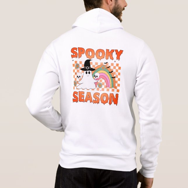 Pull À Capuche Saison effrayante ambiance Halloween-45634 (Dos)