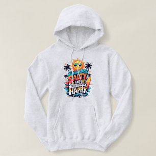 Pull À Capuche Salé brûlé au soleil et heureux - Retro Beach Vibe