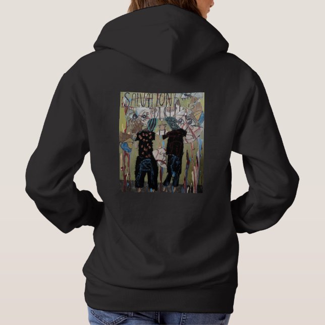 Pull À Capuche Salvation Art Abstrait  (Dos)