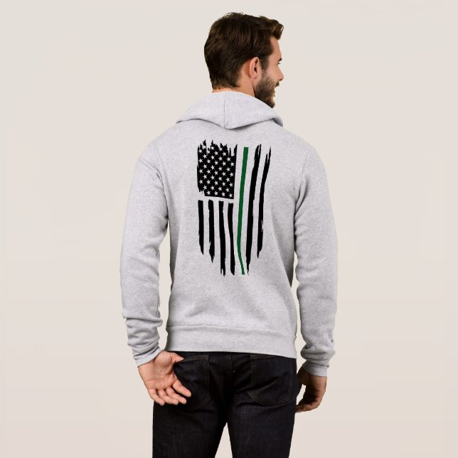 Pull À Capuche Santé et forme Zipup  (Dos entier)
