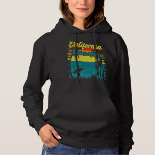 Pull À Capuche Sausalito California Beach Retro Vintage Sunset Su