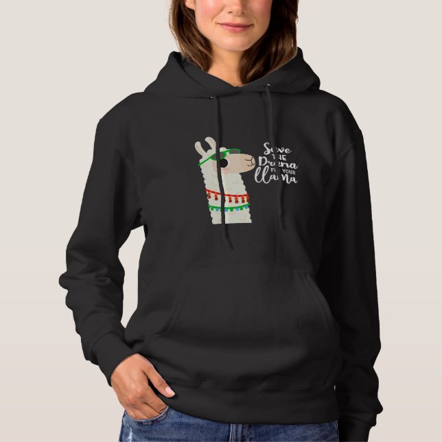 Pull À Capuche Sauvez Le Drame Pour Votre Llama No Prob llama (Devant)
