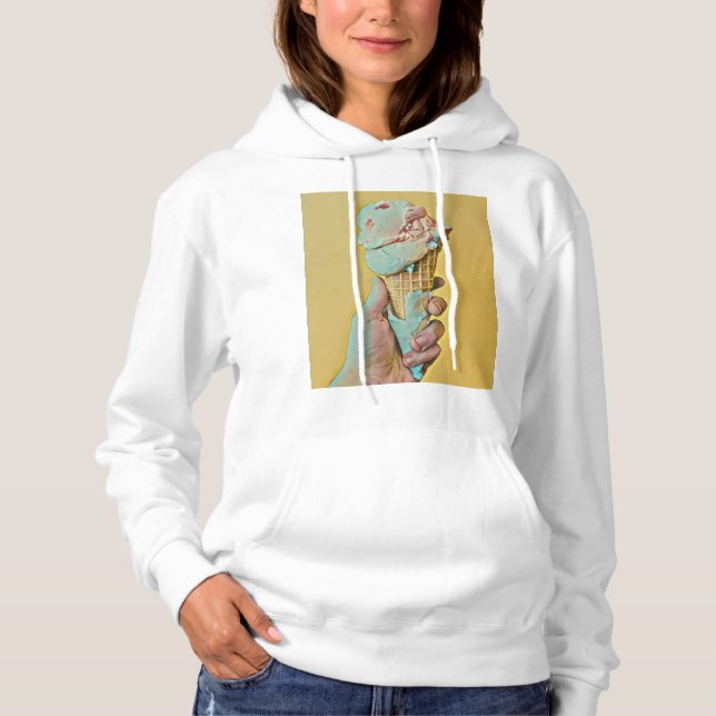 Pull À Capuche Saveur de crème glacée (Devant)