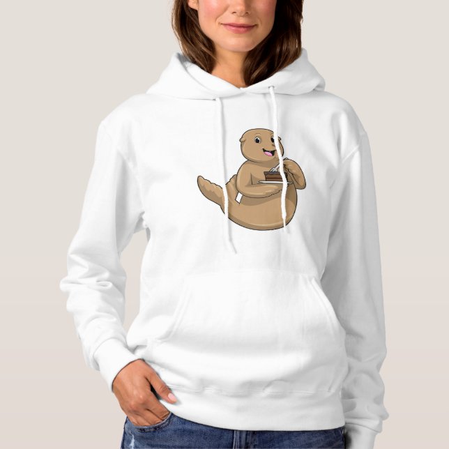 Pull À Capuche Sceau avec gâteau (Devant)