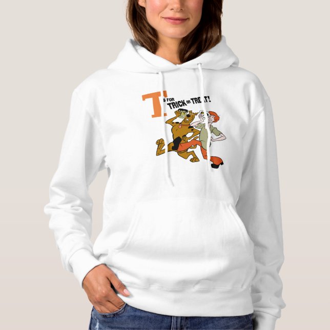 Pull À Capuche Scooby-Doo | T est pour les essais (Devant)