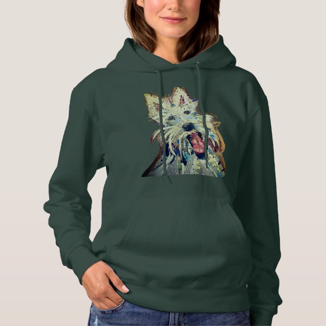 Pull À Capuche Scottie heureux (Devant)