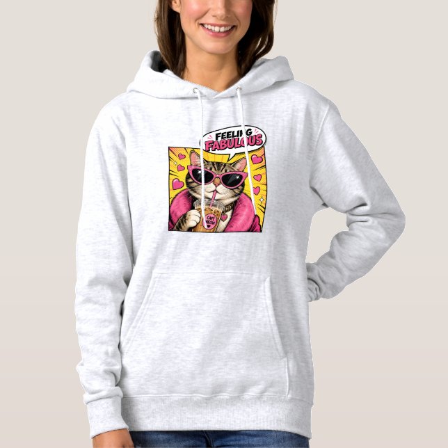 Pull À Capuche Se sentir fabuleux (Devant)