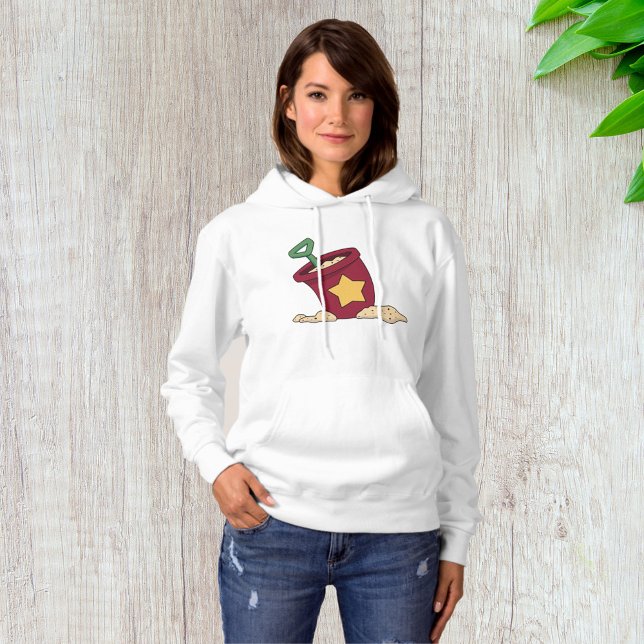 Pull À Capuche Seau de sable rouge avec étoile et pelle (Créateur téléchargé)