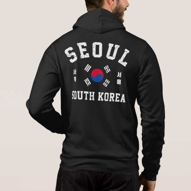 Pull À Capuche Séoul Corée du Sud (Dos)