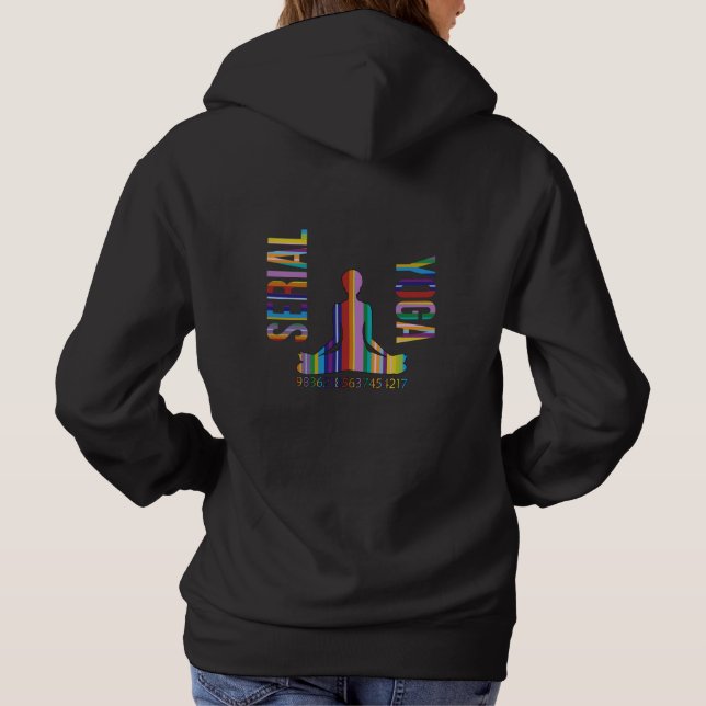 Pull À Capuche serial yoga - sweatshirt à capuche (Dos)