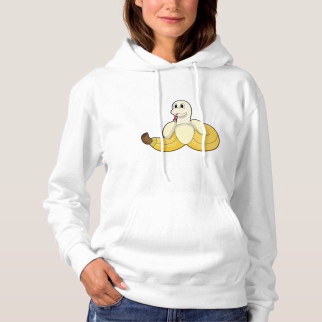 Pull À Capuche Serpent avec banane (Devant)