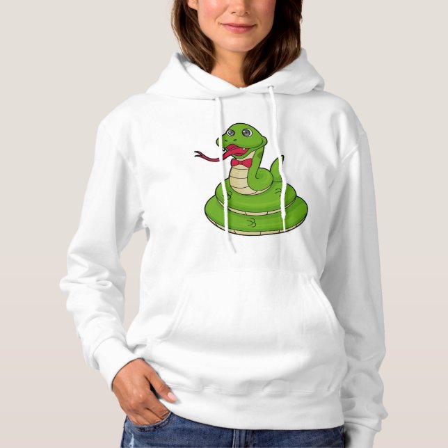 Pull À Capuche Serpent avec cravate de cabot (Devant)