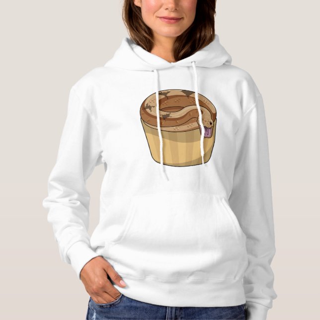 Pull À Capuche Serpent avec muffin (Devant)