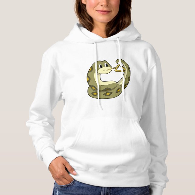 Pull À Capuche Serpent en musique avec Triangle.PNG (Devant)