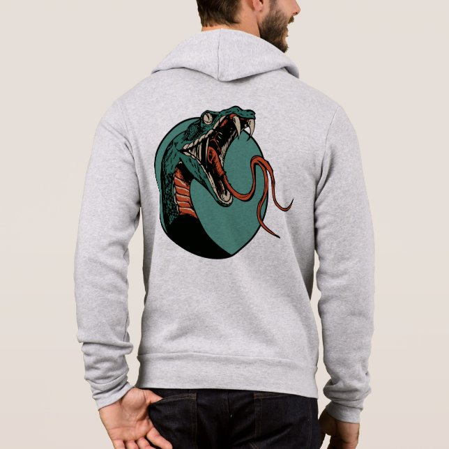 Pull À Capuche Serpent tattoo old school snake (Dos)