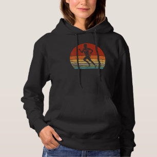 Pull À Capuche Silhouette Vintage du coureur rétro 60