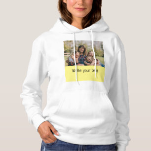 Pull À Capuche simple minimum ajouter votre texte photo noël