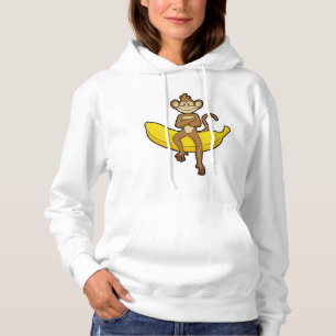 Pull À Capuche Singe à la banane