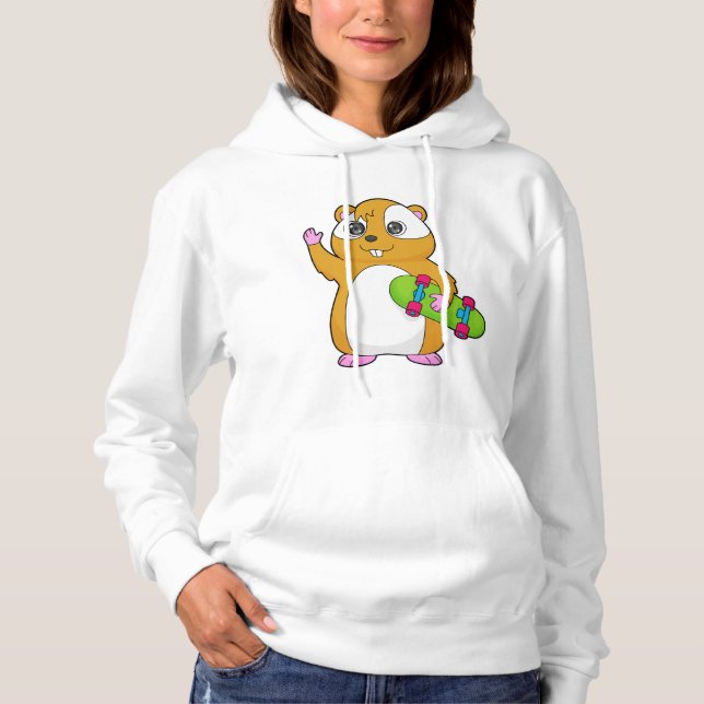 Pull À Capuche Skate de Hamster (Devant)