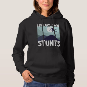 Pull À Capuche Ski Je Fais Mes Propres Étapes Skier Sports D'Hiv