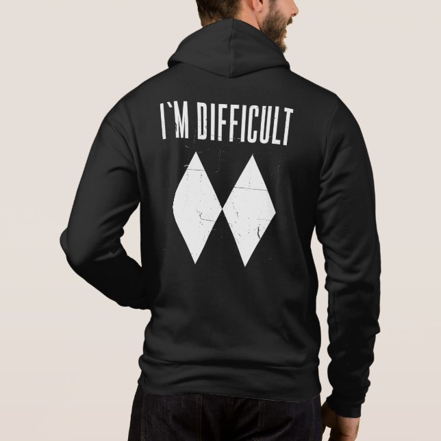 Pull À Capuche Ski pistes et Mountain Winter Papa Voyage d'annive (Dos)