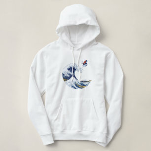 Pull À Capuche Ski sur la grande vague de Kanagawa Japonais