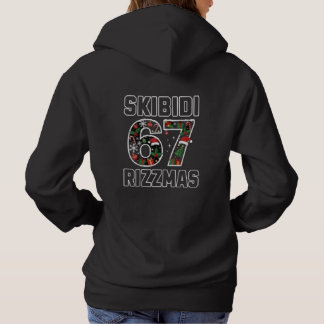 Pull À Capuche Skibidi Six Seven Rizzmas Funny Christmas 2025 Mem