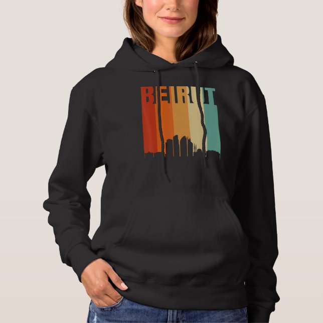 Pull À Capuche Skyline de Beyrouth (Devant)