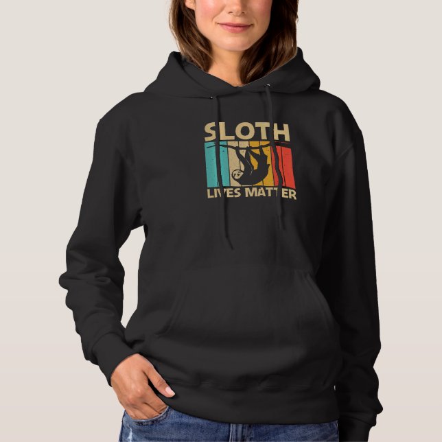 Pull À Capuche Sloth Pour Hommes Femmes Lazy Sloth Animal (Devant)
